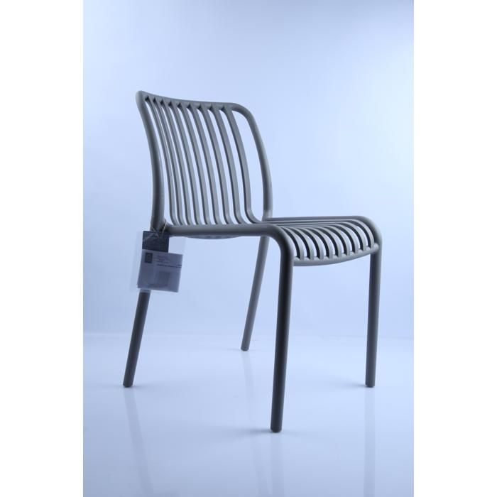 Chaise PP empilable Solara gris M38 HDO0430