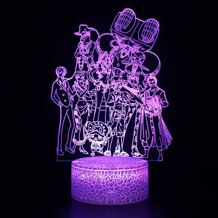Lampe 3D One Piece Équipage