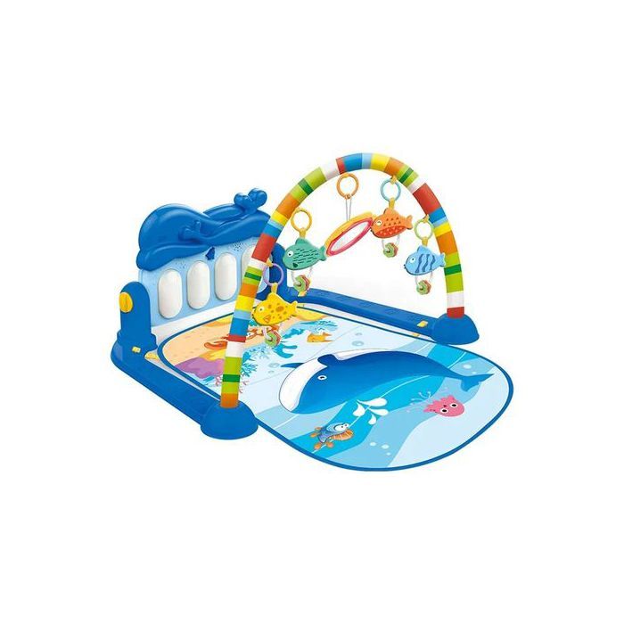 Tapis d'Éveil Musical avec Piano et Jouets Suspendus .