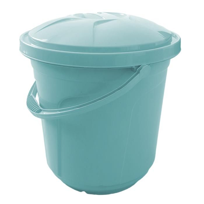 Seau avec Poignée et Couvercle 10L - Couleur aléatoire