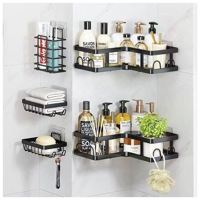 5 Étagères de Salle de Bain Modernes, Étagère de rangement de cuisine