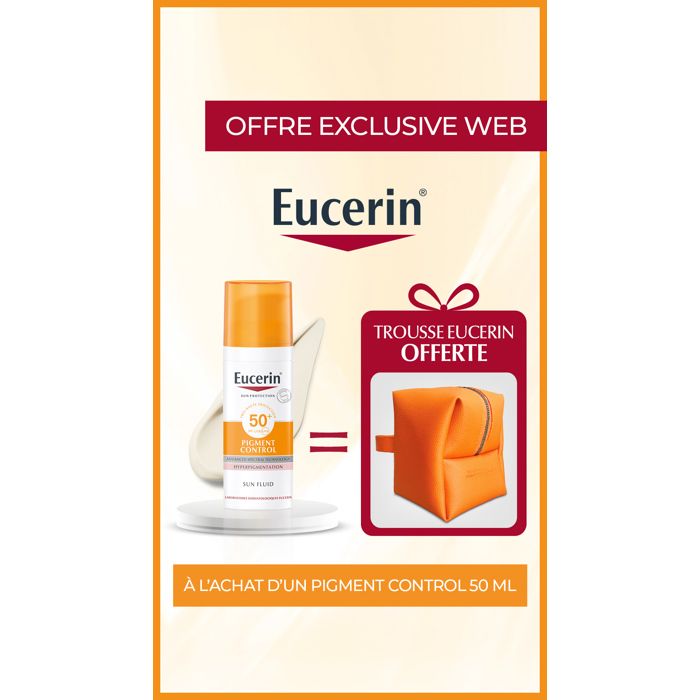 EUCERIN SUN PROTECTION PIGMENT CONTROL Fluid Protection spf 50+|50 ml = Trousse Eucerin OFFERTE