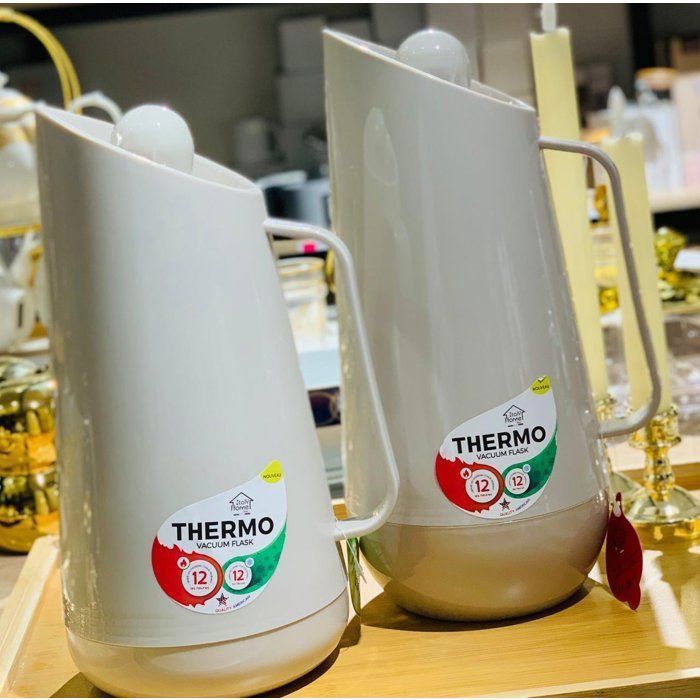 Thermos 2 pieces 1L+ 500ML - bouteille isotherme Set de 2 Thermos couleurs aléatoires