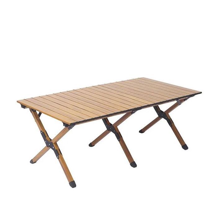 Table de camping - HOME DECO FACTORY - Mariposa - Pliable - 116x60 cm - 6 personnes