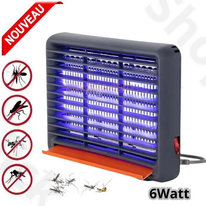 anti-moustiques électrique Lampe , piège à insectes Lampe LED 6 Watt pour, maison, cuisine, chambre d'enfants