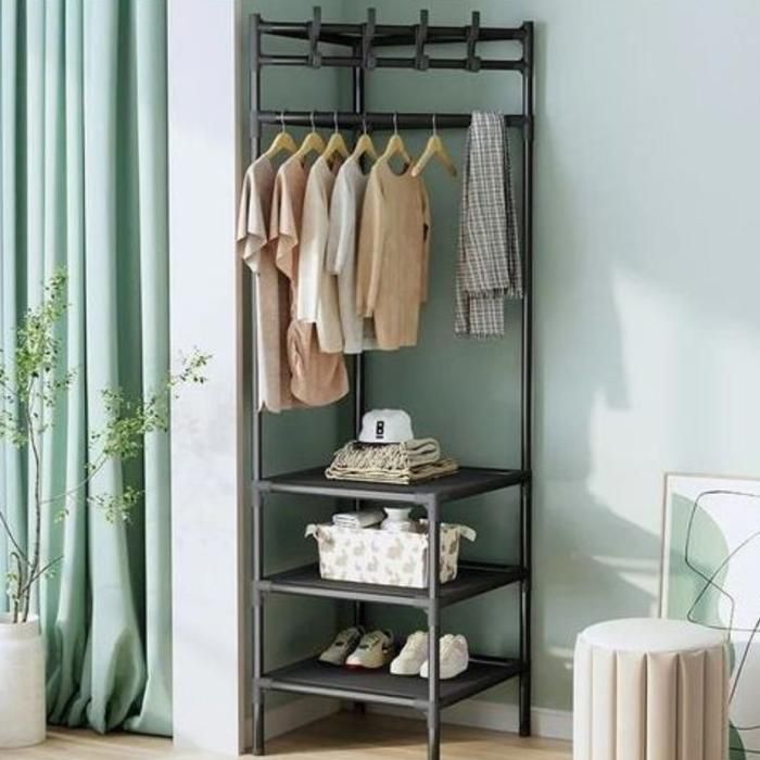 Porte-manteau pour vêtements –Rangement pratique et élégant pour vos habits suspendus