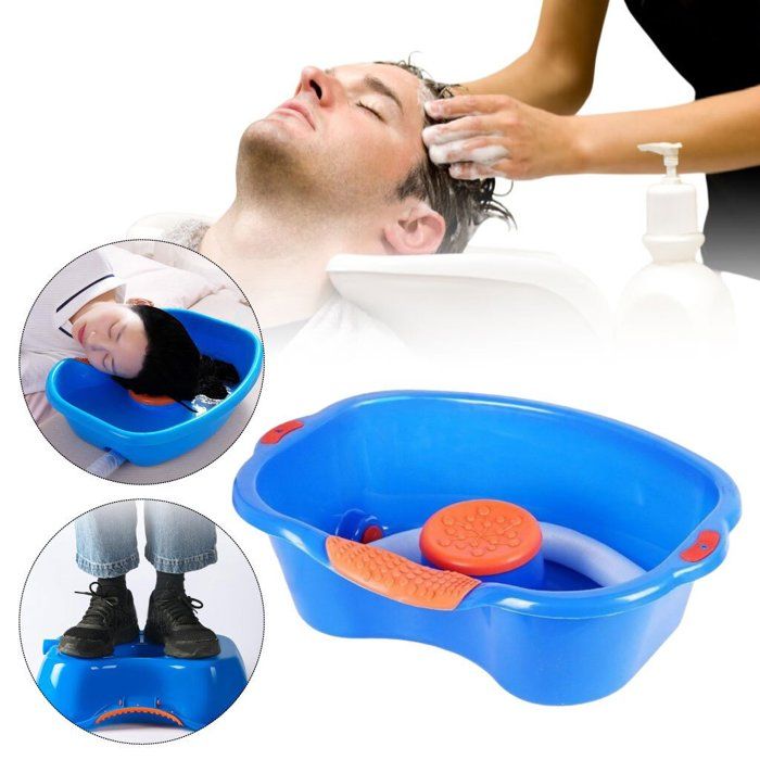 Lavabo Portable Pour Personnes Alitées, Shampoing, Soins Et Confort