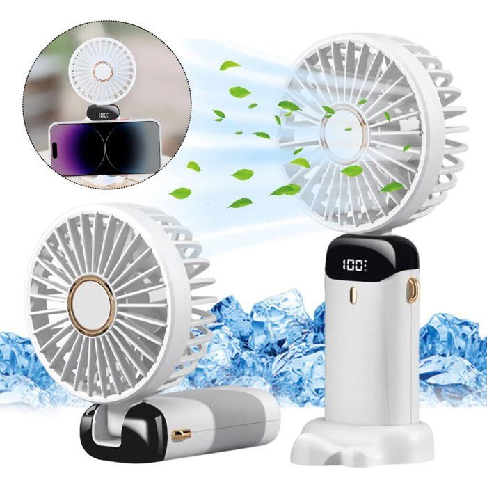 Mini Ventilateur LED Portable Pliable , Fraîcheur, Fonctionnalité et Mobilité