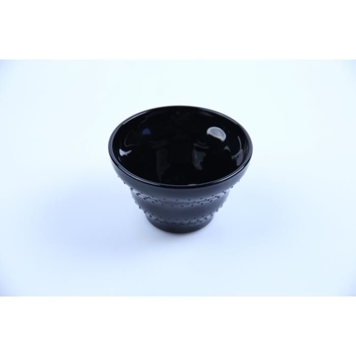 Coupe dessert 20 cm Maeva Dots noir