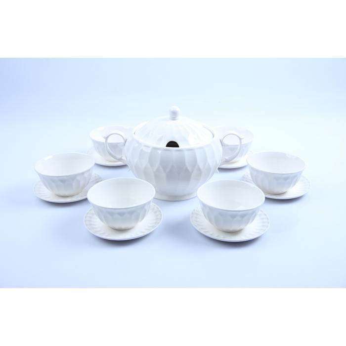 Service à soupe blanc 15 pièces TRS15Z9