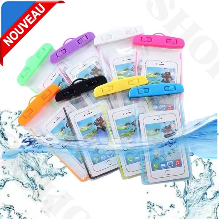 Couverture étanche pour téléphone portable – Pour toutes les tailles avec une couleur surprise couleur aleatoire