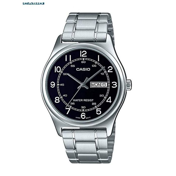 Casio Montre Homme Quartz Analogique Cadran Noir acier inoxydable-mtp-v006d-1b2udf
