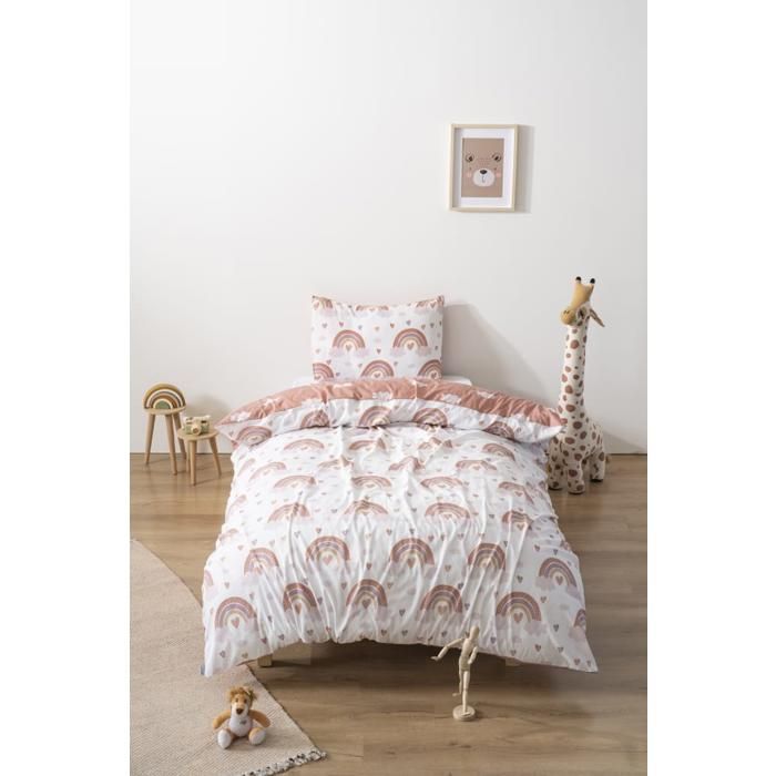 Ensemble de housse de couette d’enfant Bohem Gökkuşağı