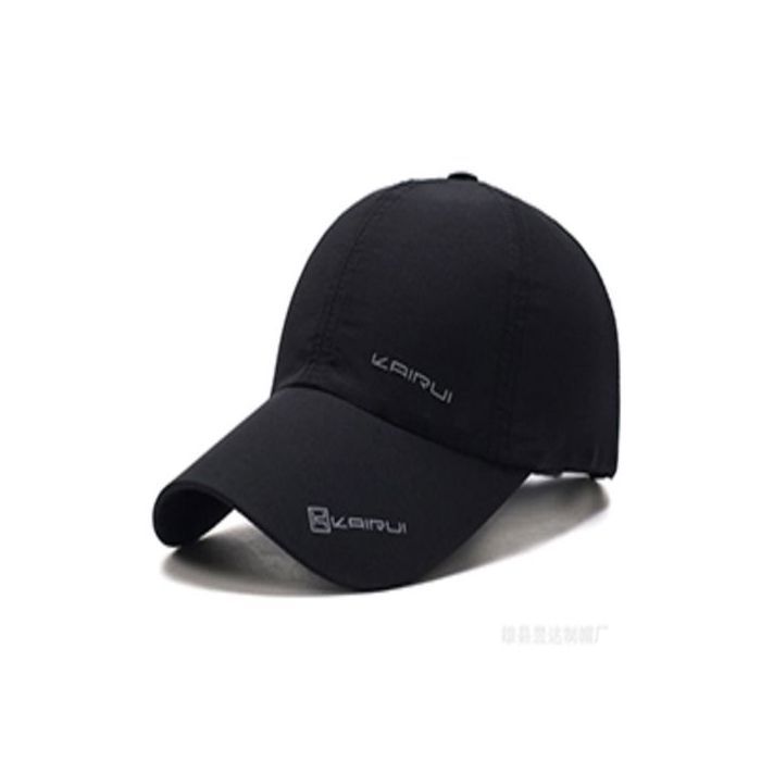 Casquette Sport - Non spécifié - Couleur Noir - Technologie respirante - Visière incurvée - Ajustement précis