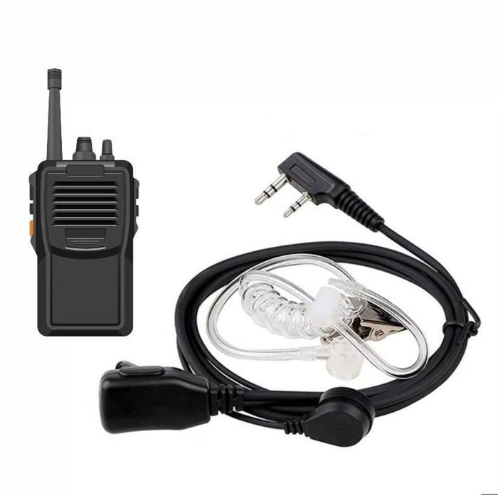 écouteurs sécurité type K, avec Microphone pour talkie-walkie ,CB Radio à Tube d'air