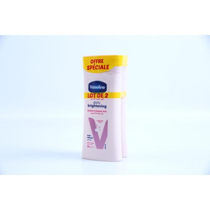 Duo de soins hydratants - Vaseline Even Tone - 200 ml - Hydratation intense - Teint unifié