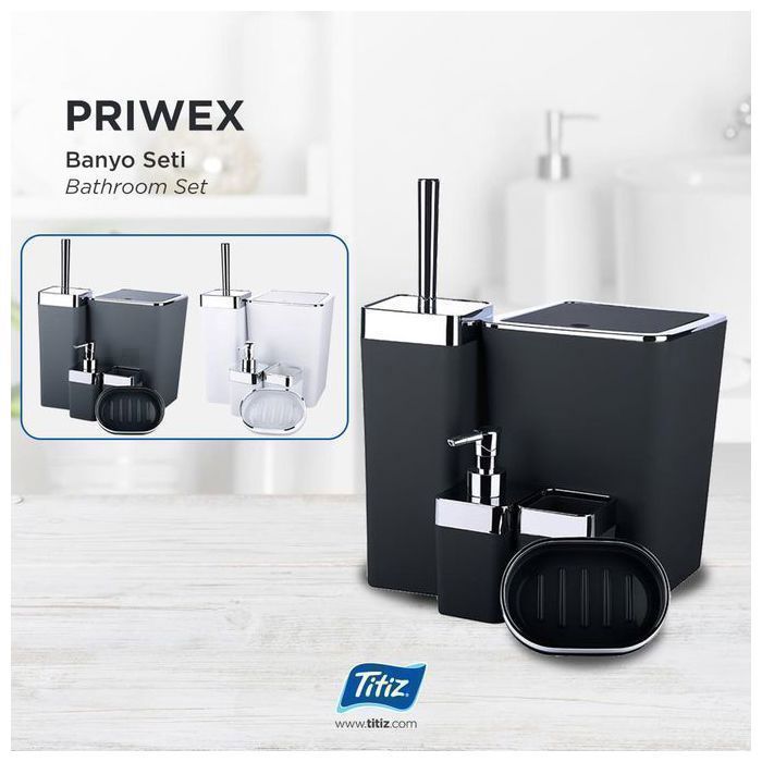 Ensemble d'accessoires de salle de bain de luxe 6 pièces (coloure aléatoire)