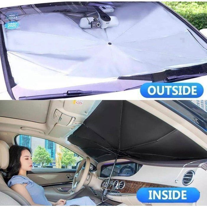 Pare-soleil - MARQUE - Pliable - Protection UV - Protection Solaire - 65x125 cm