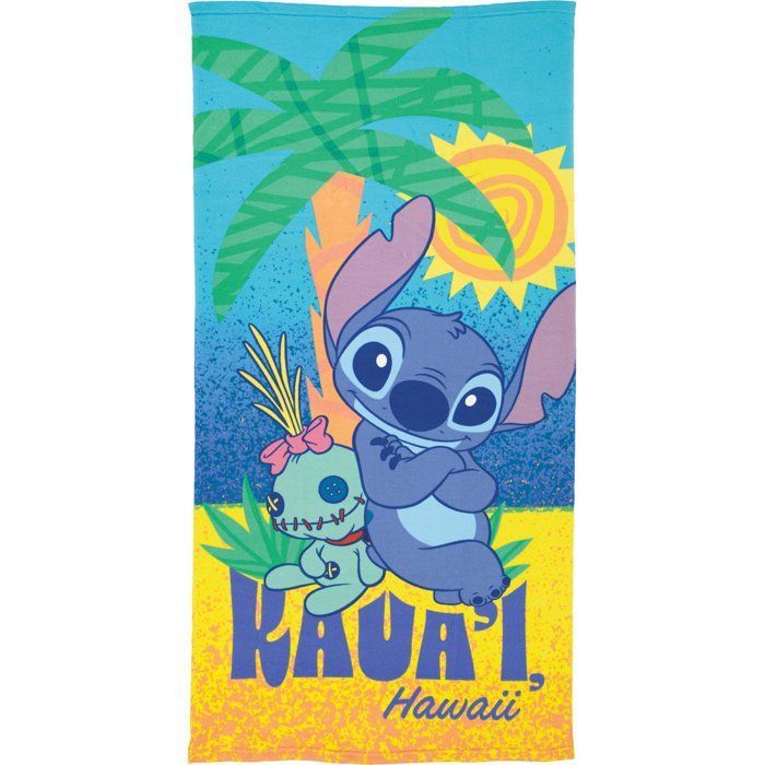 Serviette de plage Lilo et Stitch 70 x 140 cm