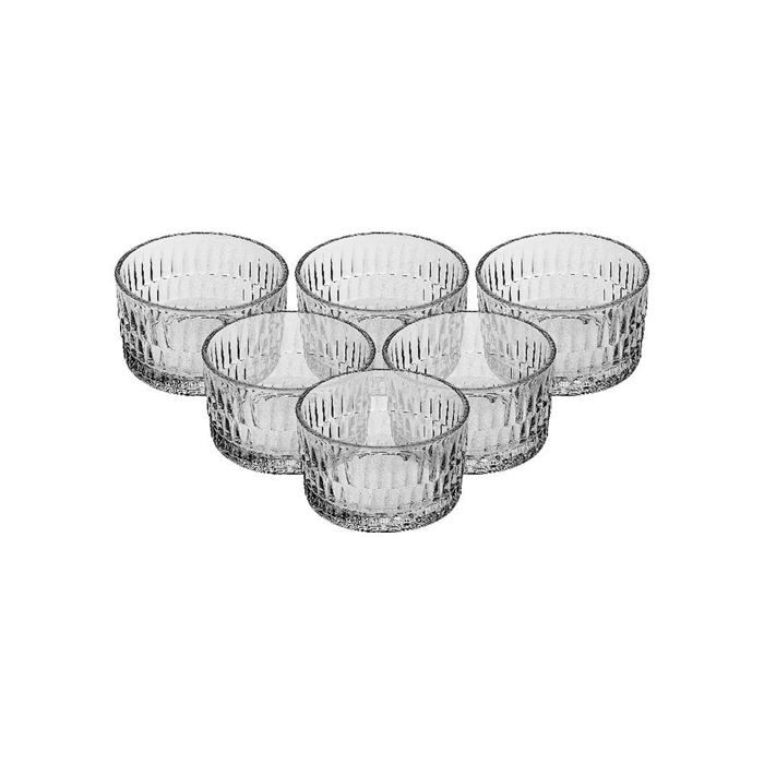 Ramequin - PASABAHCE - 530122 Rain - Verre - Rond - 6 pièces