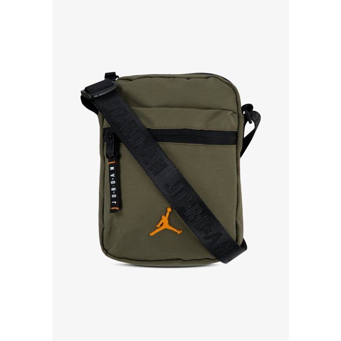 Sac à bandoulière - Nike Air Jordan - Couleur olive - Dimensions 17x12.5x3 cm - 100% Polyester