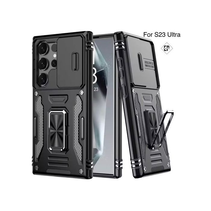 Coque Pour Google Samsung S23 Ultra Antichoc+ Ring 360 Magnétique/Protection Caméra