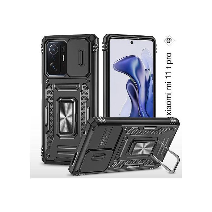 Coque Pour Xiaomi Mi 11T PRO Antichoc+ Ring 360 Magnétique/Protection Caméra
