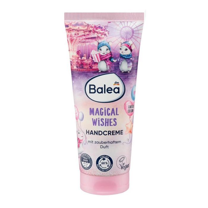 Crème pour les mains - BALEA - Magical Wishes - 100ml - Végétalienne - Sans alcool - Recyclable