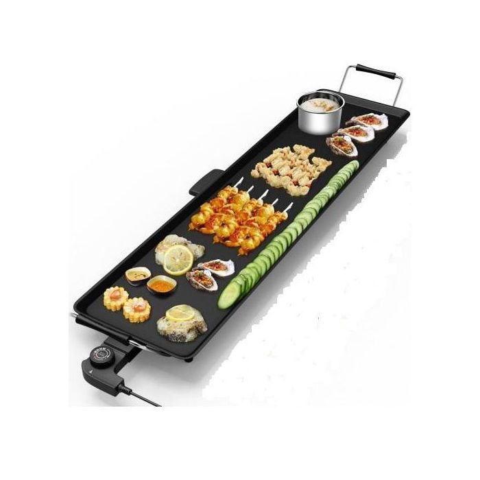 Planche de Cuisson, Antiadhésif, 90cm Électrique 2000w