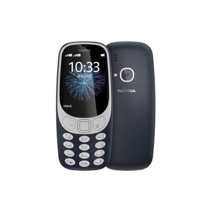 Téléphone mobile - NOKIA - 3310 - Bleu - Double carte SIM - Écran 2,4 pouces