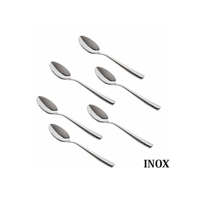 Set de 6 Petites Cuillères Inox, Cuillères à Café Inoxydable