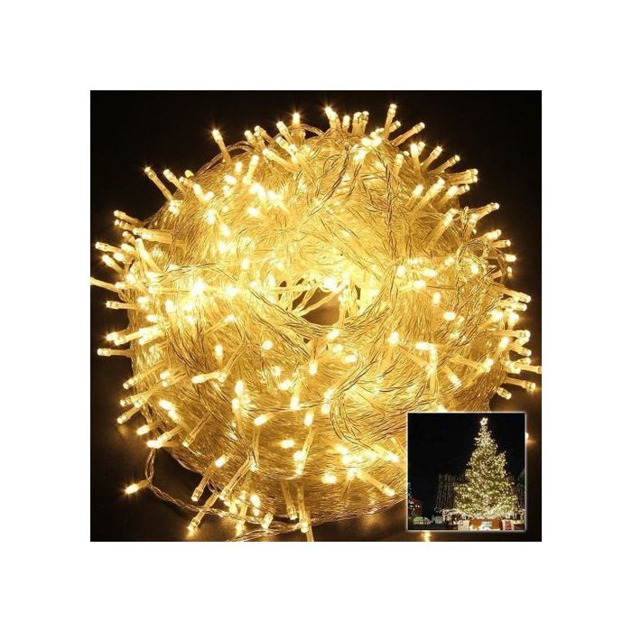 Guirlande de Noël à piles - 10m, LED énergétiquement efficaces