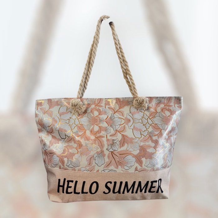 Sac de Plage, Sac d'épaule de Natation avec Poignées en Coton Corde