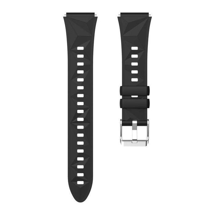 Bracelet en Silicone souple 18mm pour Huawei Watch GT5 41mm / GT5 Pro 42mm - Noir