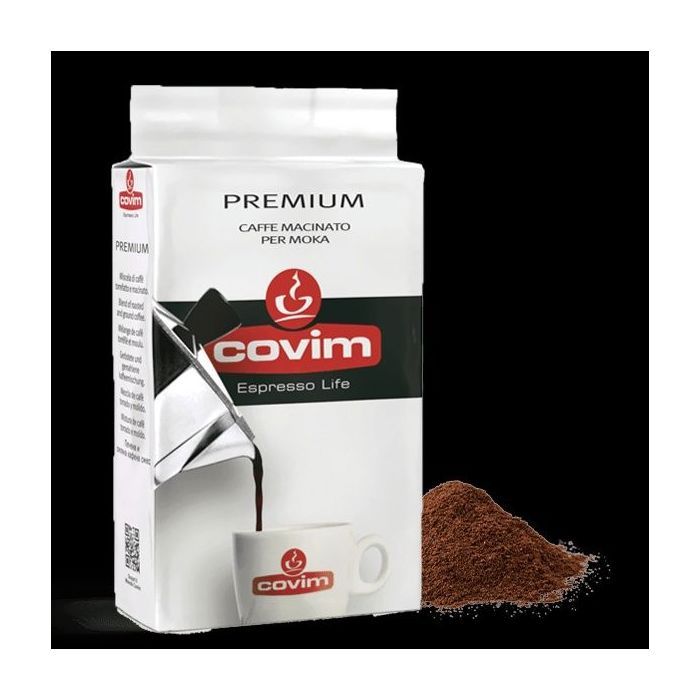 Café Moulu - COVIM - 250 Gr - Haute Qualité - 100% Italien - Noir