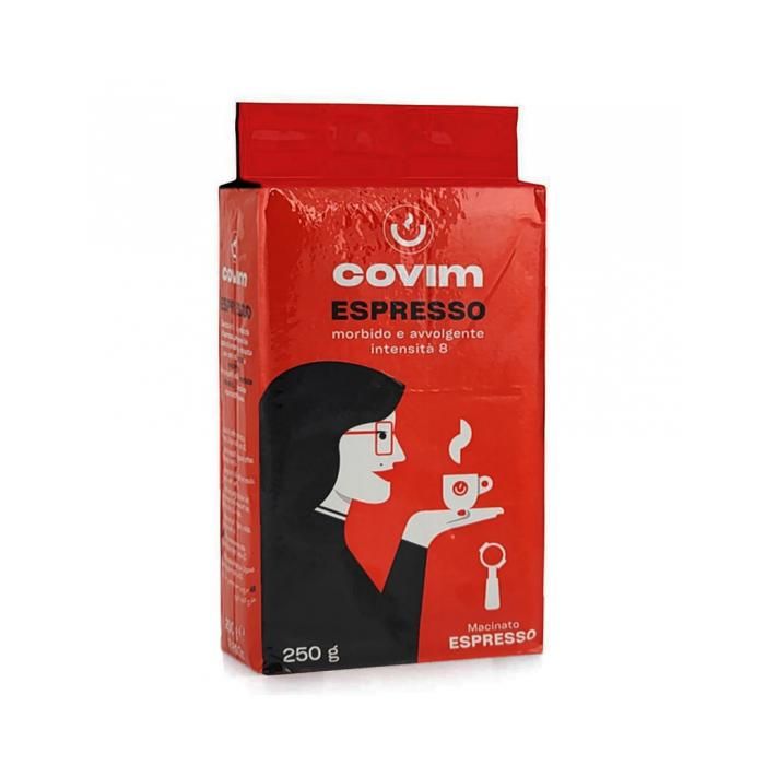 Café Moulu - COVIM - Espresso - 250g - Haute Qualité - 100% Italien