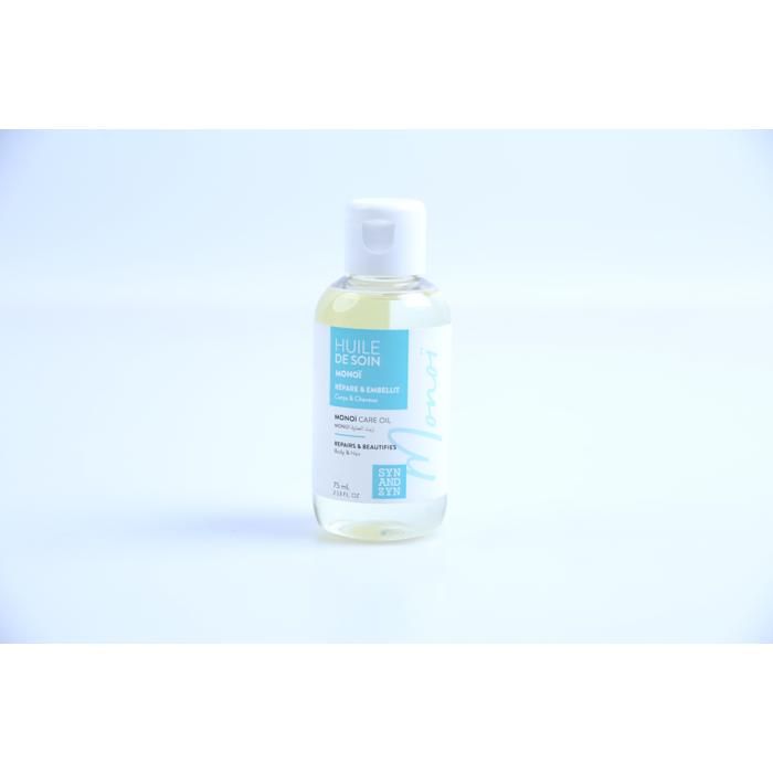 Huile de soin - Syn&Zyn - Monoï - 75 ml - Hydratante - Parfumée - Douceur