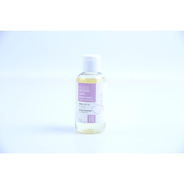 Huile de soin - Syn&Zyn - 75 ml - Nourrissante - Riche en beurre de karité - Pour tous types de cheveux