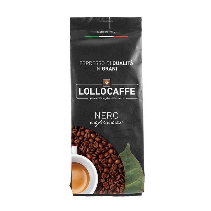 CAFE EN GRAIN LOLLOCAFFE’ ESPRESSO NOIR - 500 Gr.  HAUTE QUALITE - 100% ITALIEN
