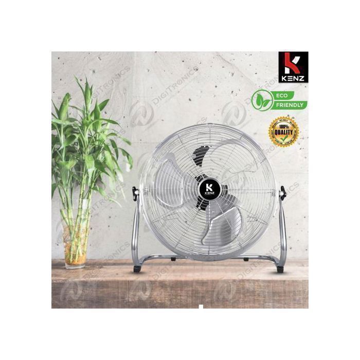 Ventilateur sur pied 20 pouce, 125W, 3 vitesses, design écoénergétique, KZ-2001