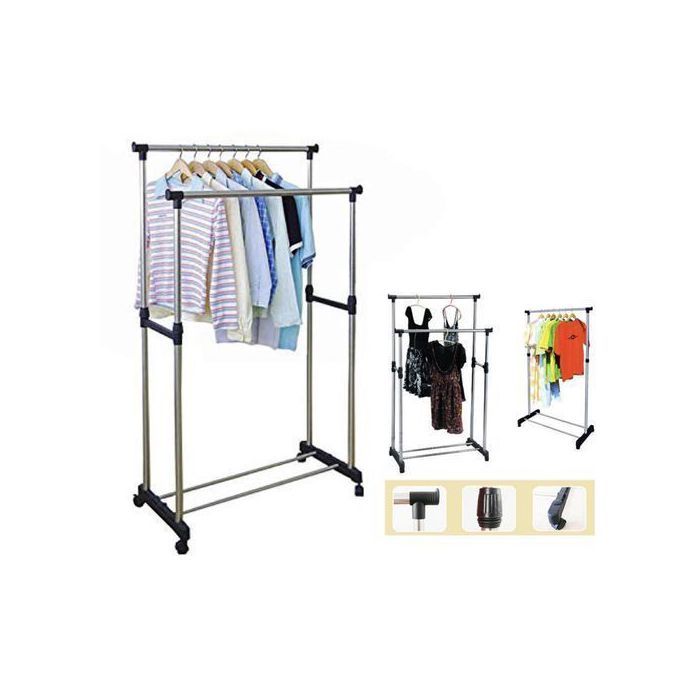Porte-manteau et vêtements mobile, Rangement des Boîtes, Présentoir commercial
