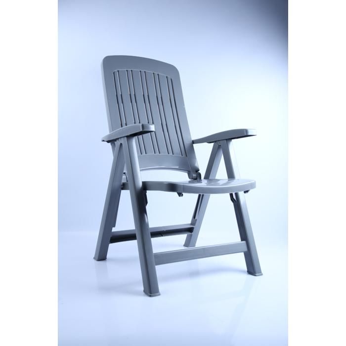 Fauteuil - GENERIC - Carmen - Gris - 59x61x104 cm - Design contemporain - Confort optimal