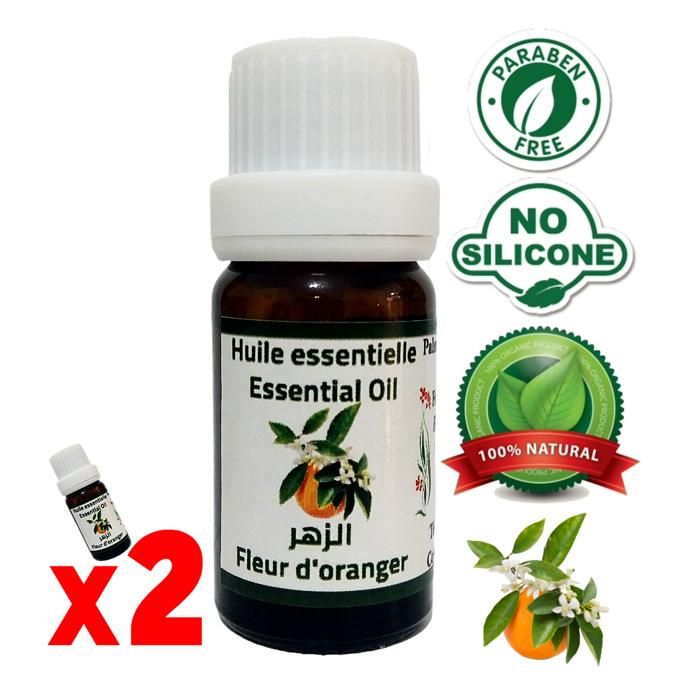 Huile essentielle de fleur d'oranger Néroli Essence fragrance 100% naturelle 20ml