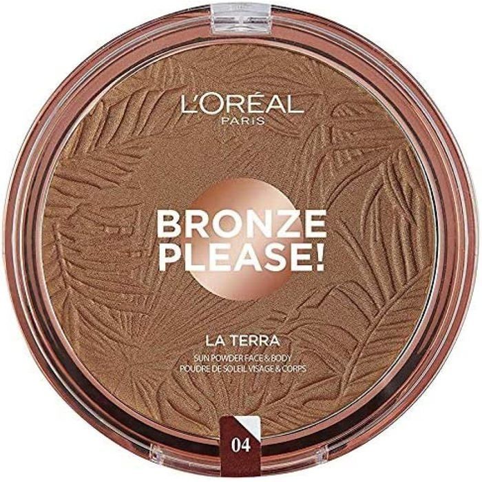 Poudre bronzante - L'OREAL - Glam Bronze La Terra - Teinte 04 - Maxi format - Effet naturel