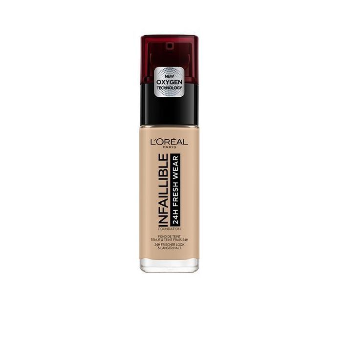 Fond de teint - L'Oréal - Infaillible 24h Fresh Wear - Teinte 20 Ivoire - 30ml - Tous types de peau