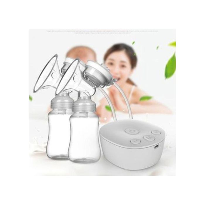 Tire-lait électrique double USB, biSantos de lait pour bébé, coussin chauffant froid, sans BPA, tire-lait injuste