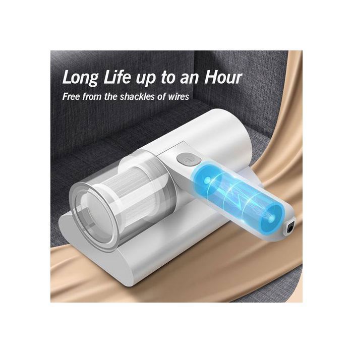 Aspirateur à main - MARQUE - Dissolvant d'acariens - 10000PA - UV-C stérilisation - Triple filtration