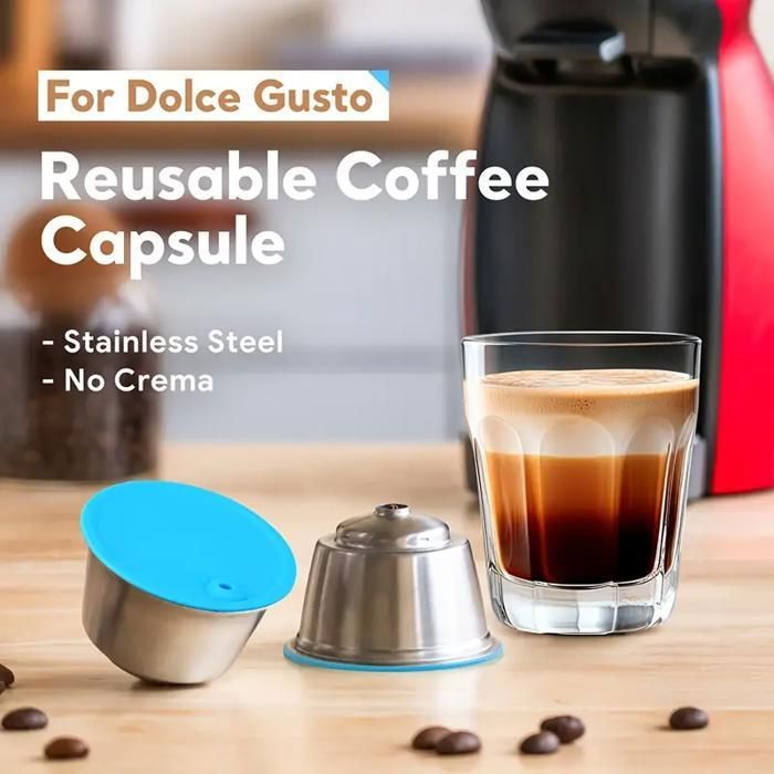 Capsule de café réutilisable en acier inoxydable pour Dolce Gusto