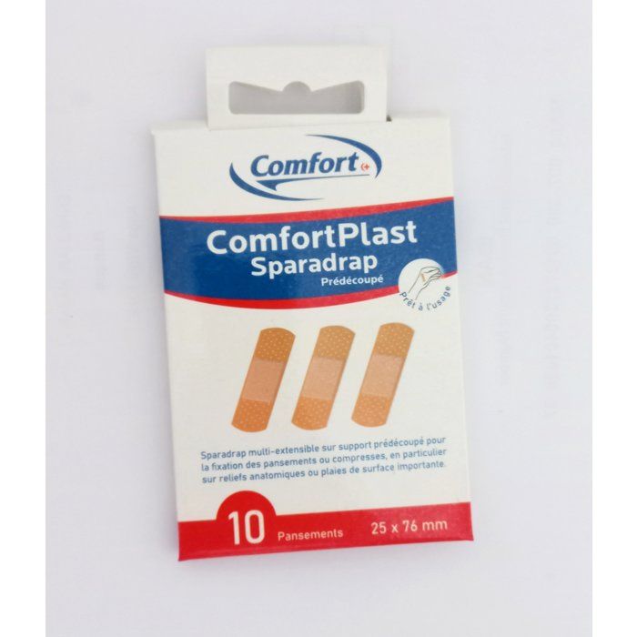 Comfortplast  sparadrap prédécoupé 10