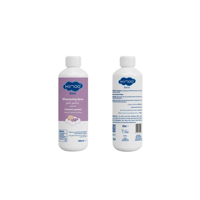 Shampoing pour Bébé - KIMOO - 100ml - Hypoallergénique - Doux - Calendula